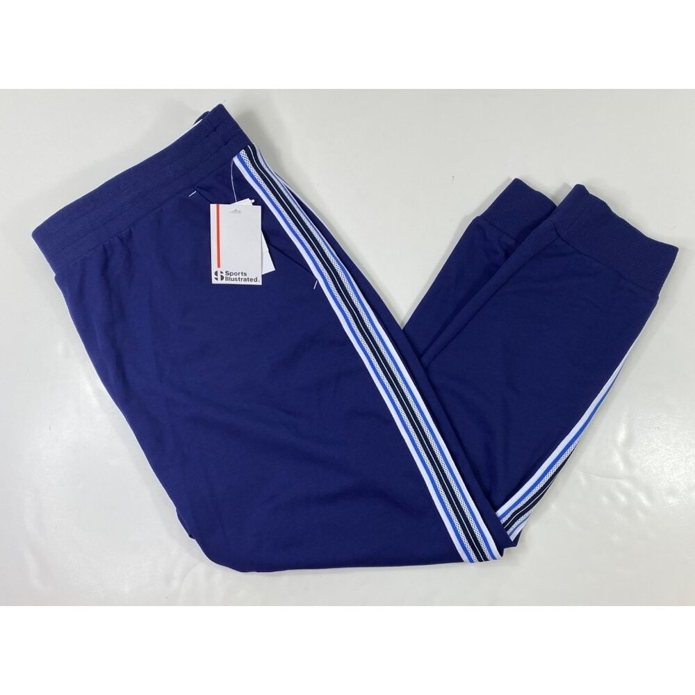 Sports Illustrated Mens Blue With Stripes Joggers Size XXL